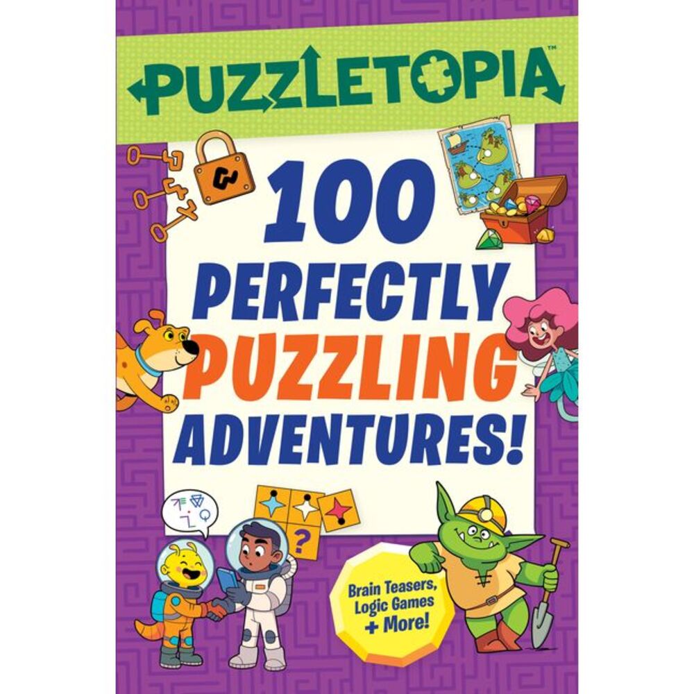 Puzzletopia: 100 Perfectly Puzzling Adventures! -- Workman Publishing